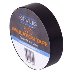 Surepak - Stylus Electrical Insulation Tape Black 18mm | TSTY520-BLK