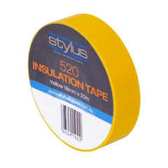 Surepak - Stylus Electrical Insulation Tape Yellow 18mm | TSTY520-YLW
