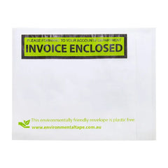Surepak - White 'Invoice Enclosed' Ecolope | PDE1000-INV ECO