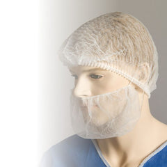 Surepak - White Beard Covers Single Loop | BEARDSINW