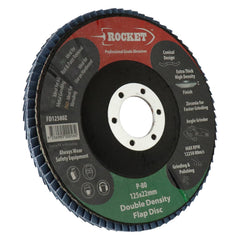 Rocket 125mm Flap Discs 80 Grit - 10 Piece
