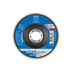 PFERD - Dia. 125mm Hard Felt Flap Disc Ffs Hole 22.23mm for Polishing Work with an Angle Grinder | 44371125