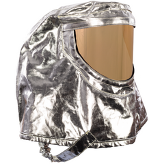 Elliotts - Alum Hood with Gold Visor CA340 Carbon/Aramid T-Gard P190 li (Pack of 1) | FCA340LHD1GV