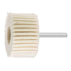 PFERD - Dia. 50 x 30mm Hard Mounted Felt Flap Wheels Fls Shank Dia. 6mm for General Polishing Work | 44385031