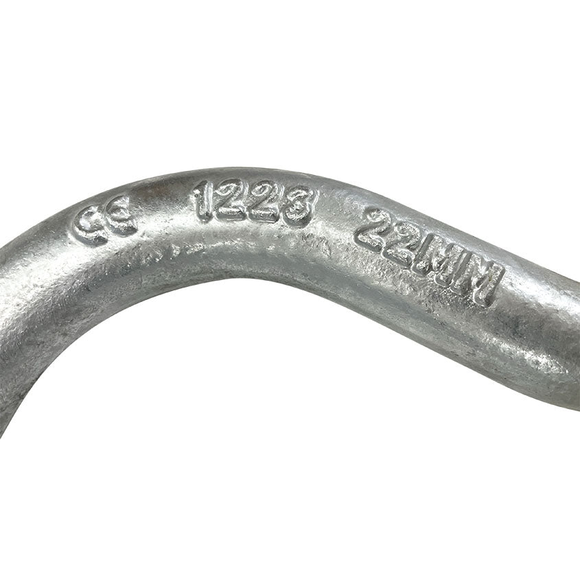 Austlift - Grade 80 Frogmouth Shackle with Safety Pin 4.75T | 503725