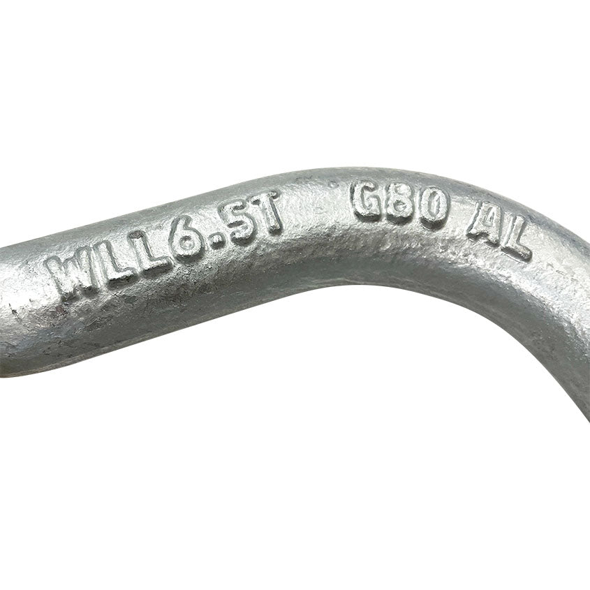 Austlift - Grade 80 Frogmouth Shackle with Safety Pin 4.75T | 503725
