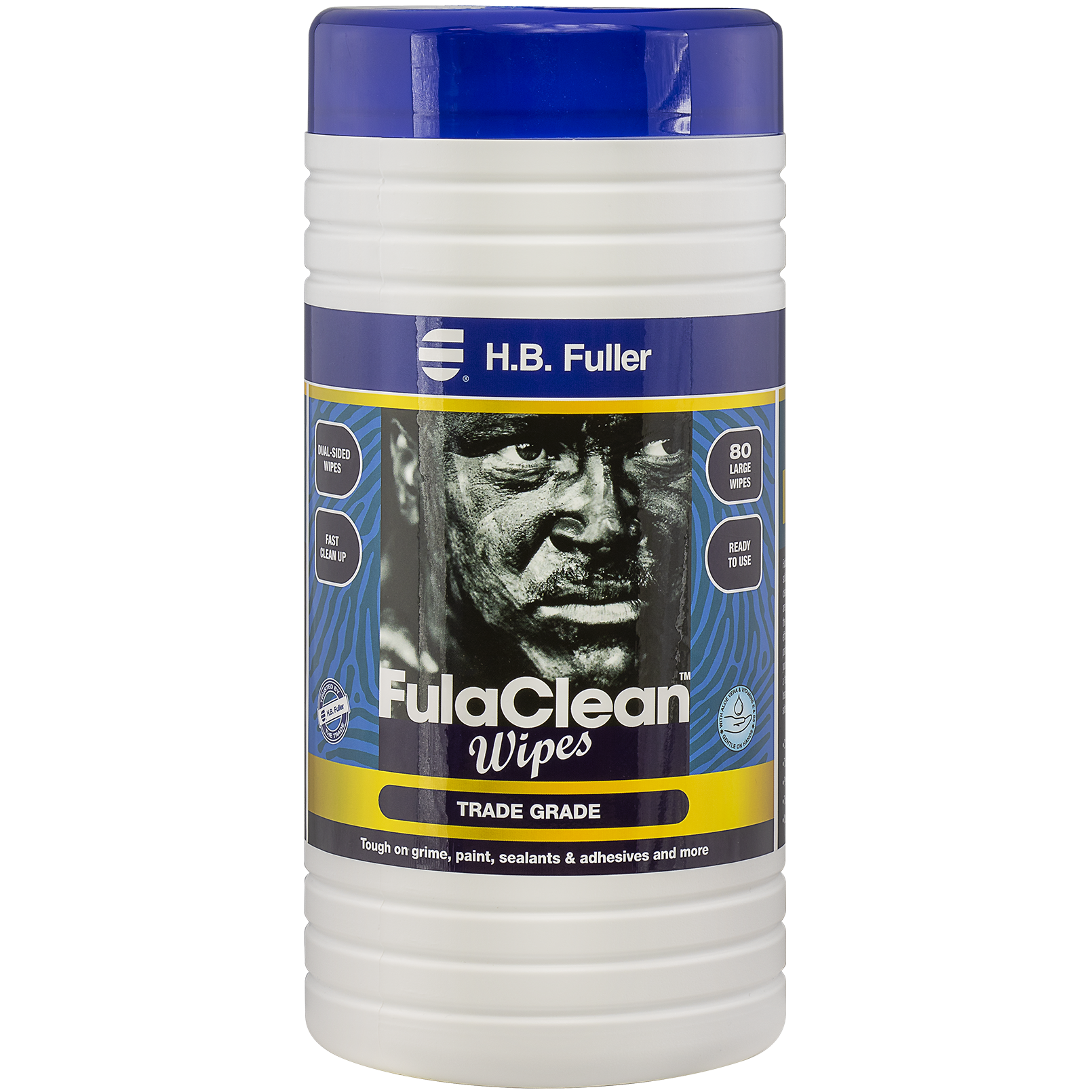 H.B. Fuller fulaclean wipes closed lid