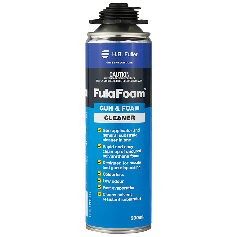 H.B. Fuller fulafoam gun  foam cleaner 500ml can
