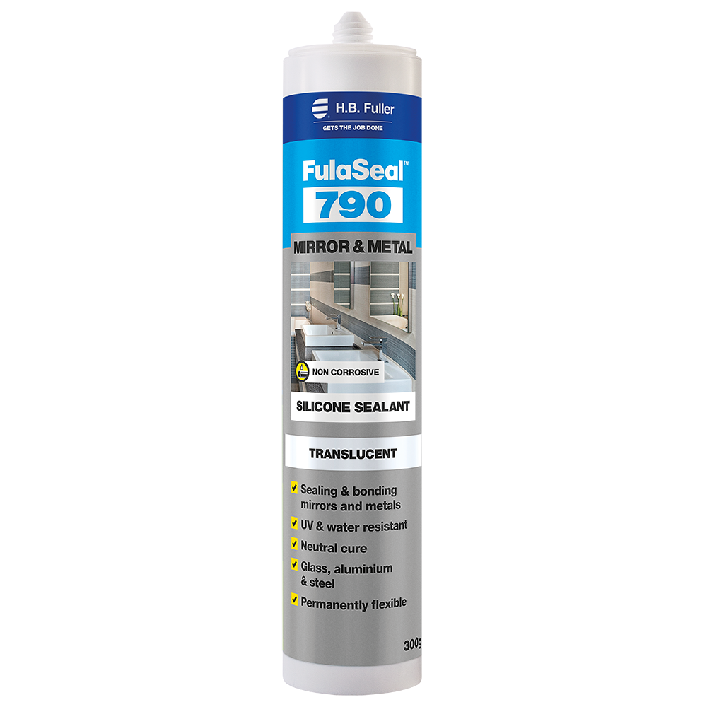 H.B. Fuller fulaseal 790 mirror  metal silicone cartridge