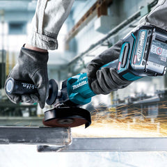 Makita - 40V Max Brushless 125mm (5") Angle Grinder Slide Switch - Tool Only | GA005GZ