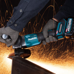Makita - 40V Max Brushless AWS 125mm (5") Angle Grinder Paddle Switch Variable Speed - Tool Only AWS Receiver Sold Separately (198901-5) | GA029GZ