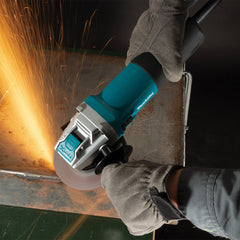 Makita - 125mm (5") X-Lock Angle Grinder 1400W Constant Speed Control Soft Start Current Limiter Anti-Restart Sjs | GA5080R