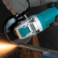 Makita - 125mm (5") X-Lock Angle Grinder 1400W Constant Speed Control Soft Start Current Limiter Anti-Restart Sjs | GA5080R