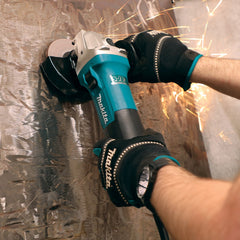Makita - 125mm (5") Angle Grinder 1900W Active Feedback Sensing Technology (Aft) Anti-Restart Protection Soft Start SJSII Anti-Vibration Handle Variable Speed Dial | GA5090X01