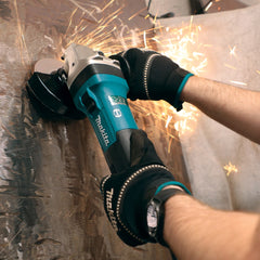 Makita - 125mm (5") Angle Grinder 1900W Active Feedback Sensing Technology (Aft) Anti-Restart Protection Soft Start SJSII Anti-Vibration Handle Mechanical Brake Variable Speed Dial | GA5091X01