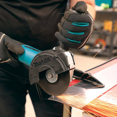 Makita - 125mm (5") Angle Grinder 1900W Active Feedback Sensing Technology (Aft) Anti-Restart Protection Soft Start SJSII Anti-Vibration Handle Mechanical Brake Variable Speed Dial | GA5091X01