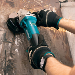 Makita - 125mm (5") Angle Grinder 1900W Active Feedback Sensing Technology (Aft) Anti-Restart Protection Soft Start SJSII Anti-Vibration Handle Mechanical Brake | GA5094