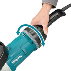 Makita - 230mm (9") Angle Grinder 2400W Aft Soft Start Anti-Restart Mechanical Brake Straight Handle | GA9070X1