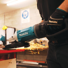 Makita - 230mm (9") Angle Grinder 2400W Aft Soft Start Anti-Restart Mechanical Brake D-Shaped Handle | GA9071X1