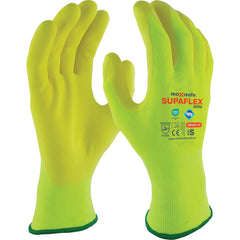 Maxisafe - Supaflex Hi-Vis Yellow Glove - Small - Pack Of 12 | GFH217-07-12