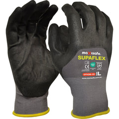 Maxisafe - SupaFlex Nylon Glove, Superflex Coating Technology - Medium Green | GFN267-08-01