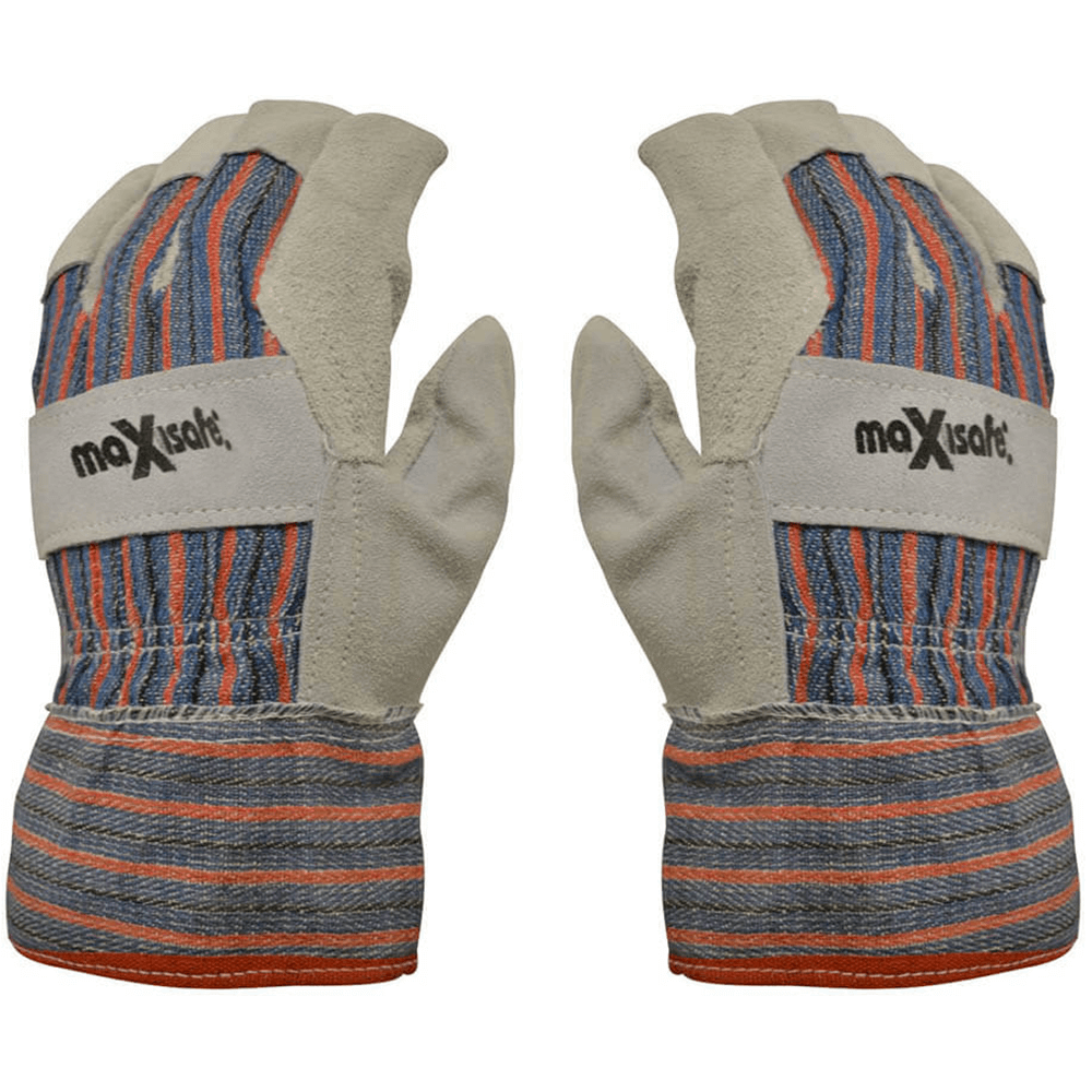 Maxisafe - Candy Stripe Leather Glove - Retail Carded