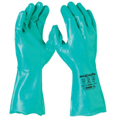 Maxisafe - Nitrile Chemical Glove 45cm - Large - Pack Of 12 | GNU128-09-12