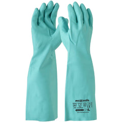 Maxisafe - Green Nitrile Chemical Glove 45cm (Pkt 12) - XLarge | GNU128-10