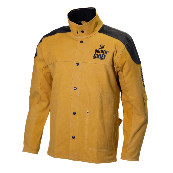 Elliotts - Golden Chief Premium Leather Welding Jacket Size 2XL