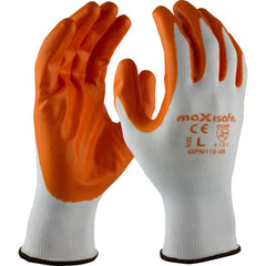 Maxisafe - Maxisafe Red Nitrile Coated Polyester Glove, pack of 5 pairs Pkt 5 - Xlarge | GPN119-10