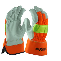 Maxisafe - Maxisafe Reflective Safety Rigger with Safety Cuff Pkt 12 - Small | GRR176-08