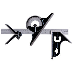 ITM - CSQ/12/4/ST GROZ COMBINATION SQUARE SET, 4 PCS SET, WITH 12/300MM BLADE LENGTH | GZ-01070