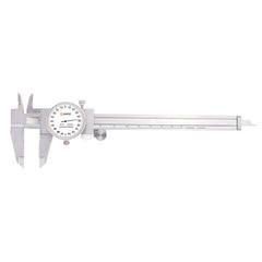ITM - DLC/150 GROZ DIAL CALIPER, METRIC 0-150MM, 0.02MM, WHITE FACE, RANGE PER REVOLUTION:2MM, WITH THUMB WHEEL | GZ-16062