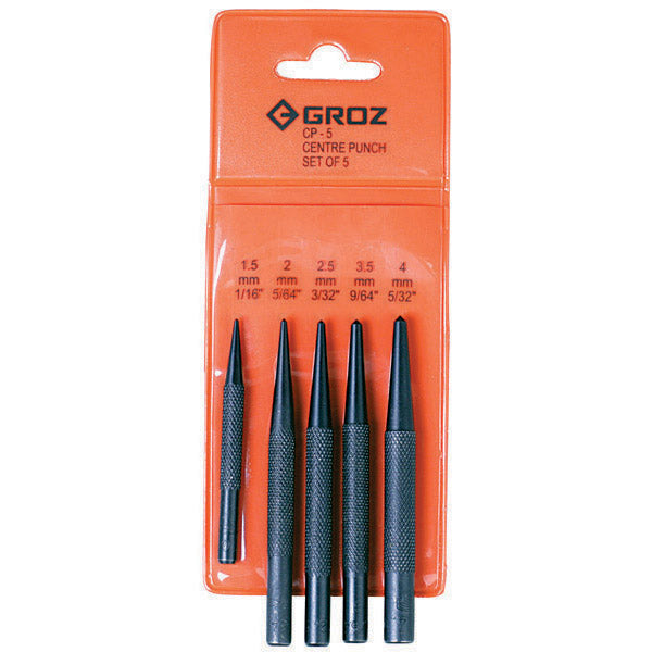 ITM - CP/5/ST GROZ CENTRE PUNCH SET, 5 PCE | GZ-25109