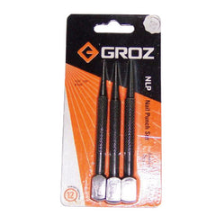 ITM - NLP/SQ/3/ST GROZ NAIL PUNCH SET, SQUARE HEAD, 3 PCE | GZ-25366