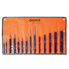 ITM - KIT/14/ST GROZ PUNCH & COLD CHISEL SET, 14 PCE | GZ-33001