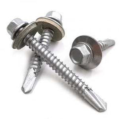 Bremick - Top Grip Self Drilling Screw Hex Class 4 with Seal 6.2-11 x 50mm – Wallaby (Box of 1000)