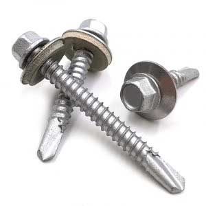Bremick - Top Grip Self Drilling Screw Hex Class 4 with Seal – Surfmist 6.2-13 x 50mm (Box of 100)