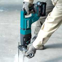 Makita - 40V Max Brushless AWS 28mm Rotary Hammer Standard SDS Chuck D-Handle Type - Tool Only AWS Receiver Sold Separately (198901-5) | HR007GZ