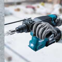 Makita - 40V Max Brushless AWS 30mm Rotary Hammer Standard SDS Chuck Plastic Case - Tool Only AWS Receiver Sold Separately (198901-5) | HR008GZ01