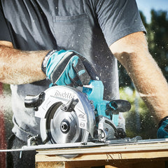 Makita - 40V Max Brushless AWS 185mm (7-1/4") Circular Saw Guide Rail Compatible Saw Base - Tool Only AWS Receiver Sold Separately (198901-5) | HS004GZ