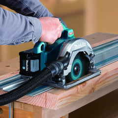 Makita - 40V Max Brushless AWS 185mm (7-1/4") Circular Saw Guide Rail Compatible Saw Base - Tool Only AWS Receiver Sold Separately (198901-5) | HS004GZ