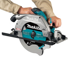 Makita - 40V Max Brushless AWS 270mm (10-⅝") Circular Saw Guide Rail Compatible Saw Base - Tool Only AWS Receiver Sold Separately (198901-5) | HS011GZ