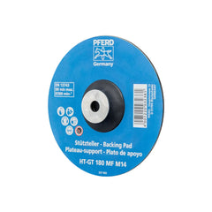 PFERD - Dia. 180 Heat-Resistant Backing Pad with Clamping Nut Ht-Gt M14 for Angle Grinders 180 | 44890220