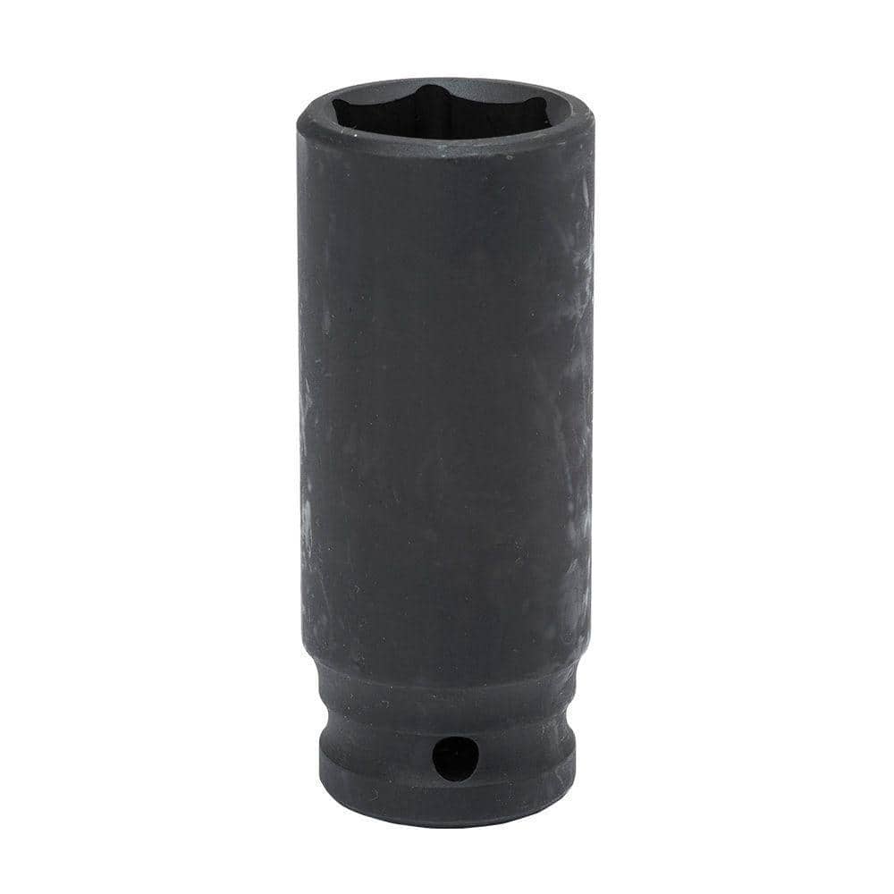 Action 22mm 1/2" Drive 6-point Metric Standard Wheel Nut Impact Socket - Plastic Stop
