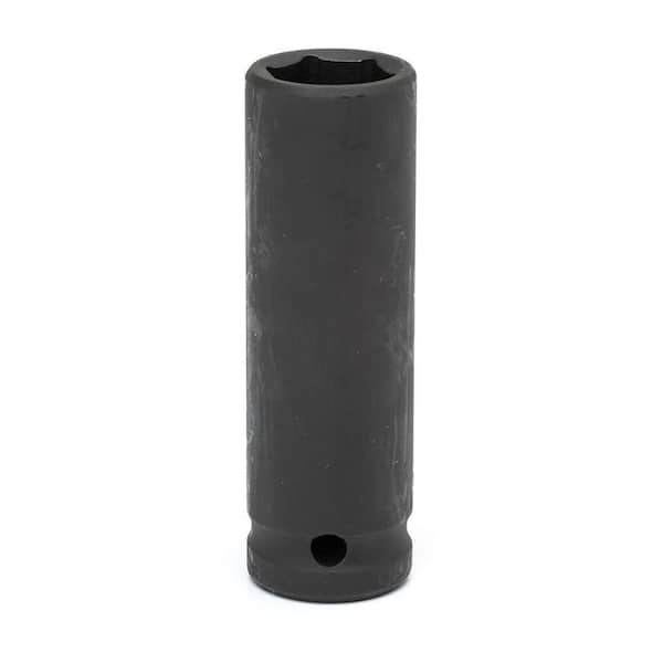 Action 7/8" x 1/2" Drive 6-point Imperial Standard Wheel Nut Impact Socket - Plastic Sleeve & Stop