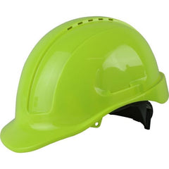 Maxisafe - Vented Hard Hat, Ratchet Harness - Flouro Yellow | HVR580-FY