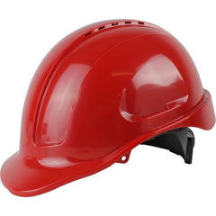 Maxisafe - Vented Hard Hat, Ratchet Harness - Red | HVR580-R