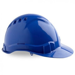 Maxisafe - Vented Hard Hat, Sliplock Harness - Blue | HVS590-BL