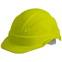 Maxisafe - Vented Hard Hat, Sliplock Harness - Flouro Yellow | HVS590-FY